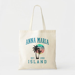 Anna Maria Island Florida Vintage Beach Handflatan Tygkasse