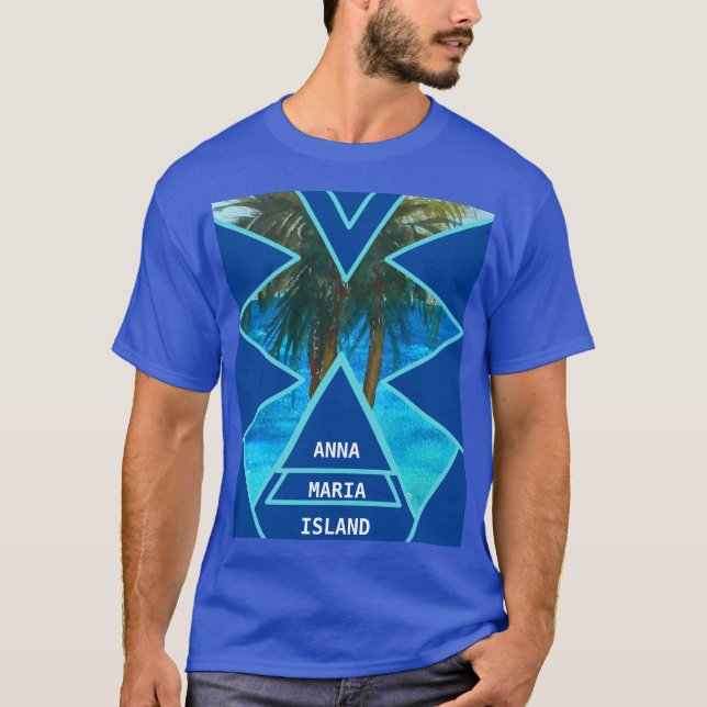 Anna Maria Island Handflatan Träd T-Shirt (Framsida)