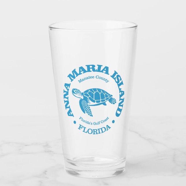 Anna Maria Island (havssköldpadda) Glaskopp (Framsida)