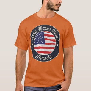 Anna Maria Island - Patriotic Florida Souvenir T-S T Shirt