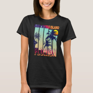 Anna Maria Island Retro Vintage Stil Handflatan Tr T Shirt