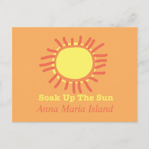 Anna Maria Island Soak Up Sol Postcards Vykort