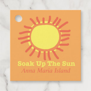 Anna Maria Island Soak upp till Sol Märkrn Gåvor Etiketter