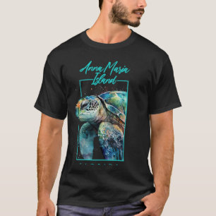 Anna Maria Island Souvenirs Florida Sea Turtle Por T Shirt