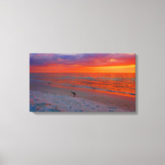 Anna Maria Island Sunset Watercolor Canvastryck