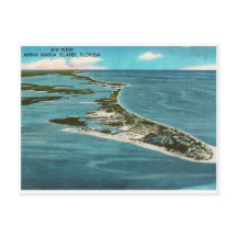 Anna Maria Island Vintage Aerial View