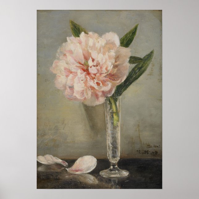 Anna Munthe-Norstedt Fortfarande med Peony Poster (Framsidan)