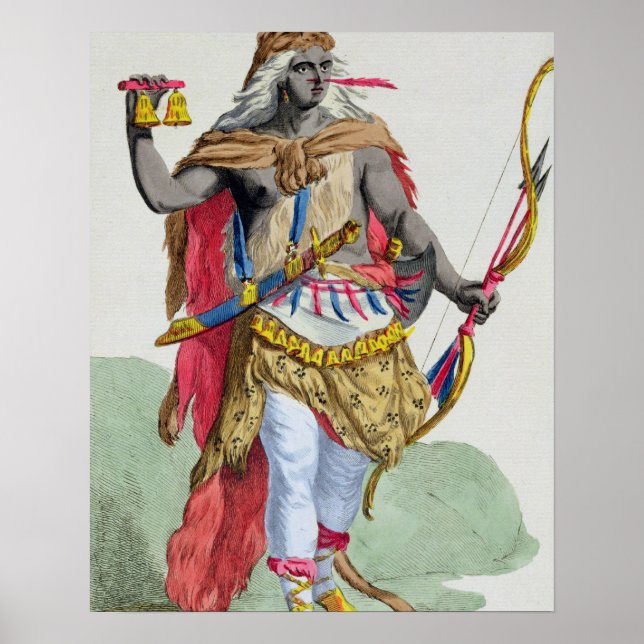 Anna Nzinga (1583-1663), från Receuil des E Poster (Framsidan)