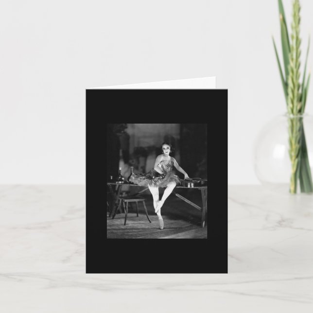 Anna Pavlova-anteckningskort Kort (Framsida)