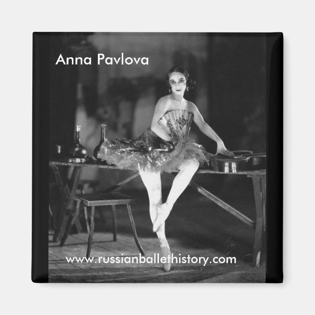 Anna Pavlova Magnet (Framsidan)