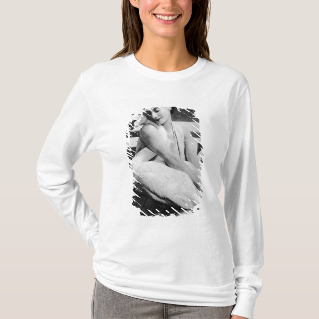 Anna Pavlova med henne älsklings- svanjack, c.1905 T Shirt (Framsida)