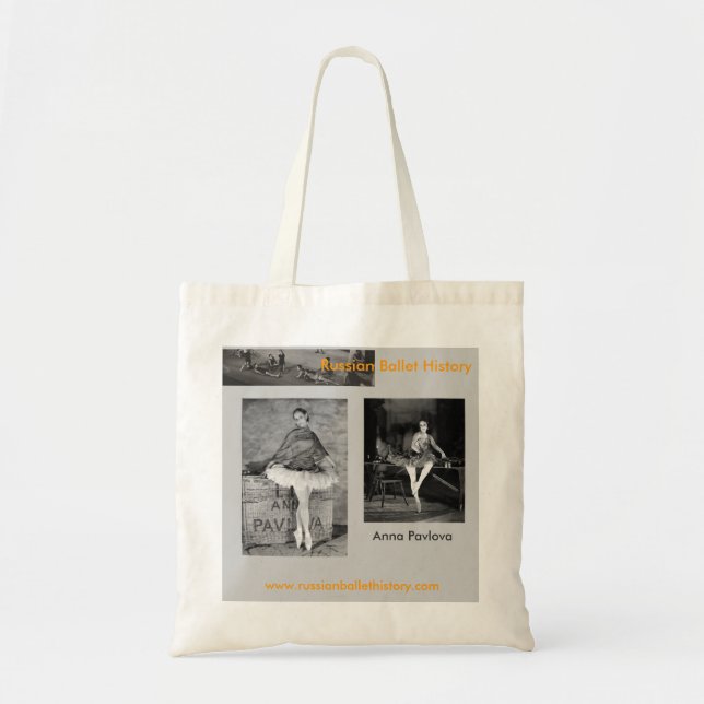 Anna Pavlova spansk Themed toto Tygkasse (Framsidan)