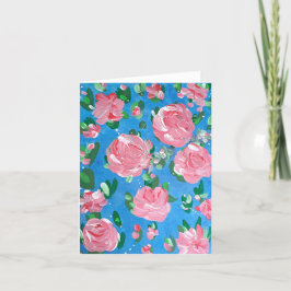 Anna Ro Blommigt Note Card Tack Kort