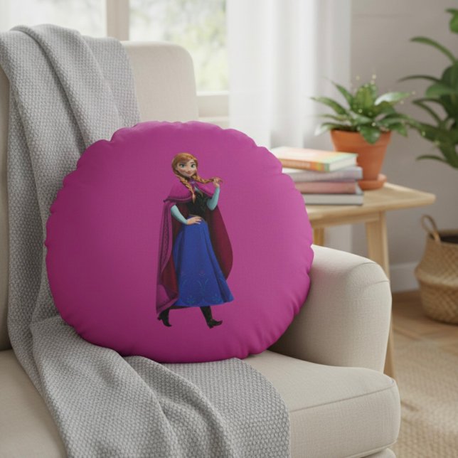 Anna Round Pillow Rund Kudde (Skapare uppladdad)