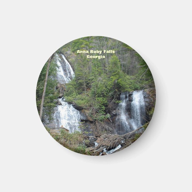 Anna Ruby Falls Ga Magnet (Framsidan)