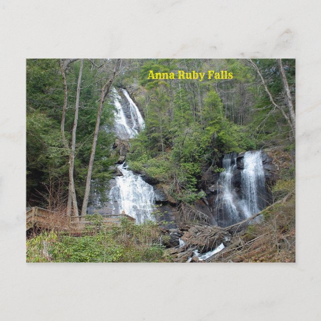 Anna Ruby Falls Vykort (Framsida)