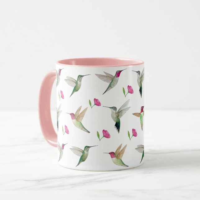 Anna:s kolibrier  mugg (Framsida vänster)