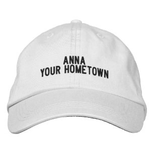 ANNA TEXAS Hatt Broderad Keps