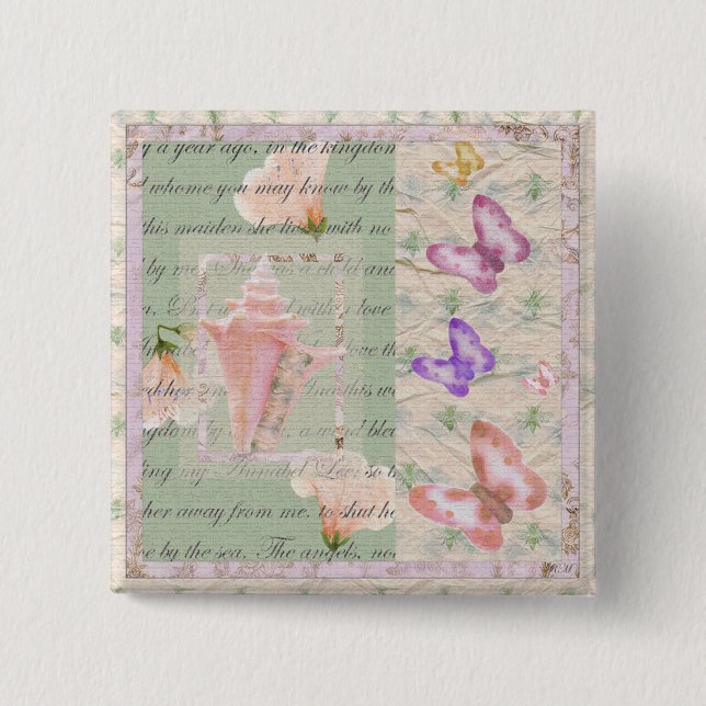 Annabell Lee, digital collage Knapp (Framsida)