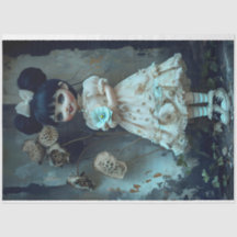 Annabelle Beige Dress Decoupage-papper