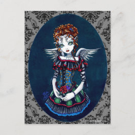 Annabelle Gothic Victorian Angel Postcard Vykort