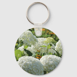 Annabelle Hydrangea Nyckelring