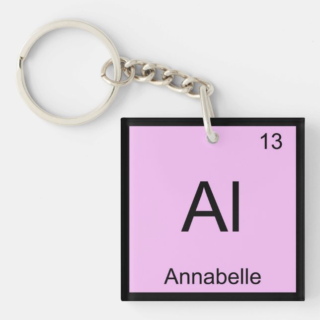 Annabelle Namn Kemi Element Periodiska Systemet (Framsidan)