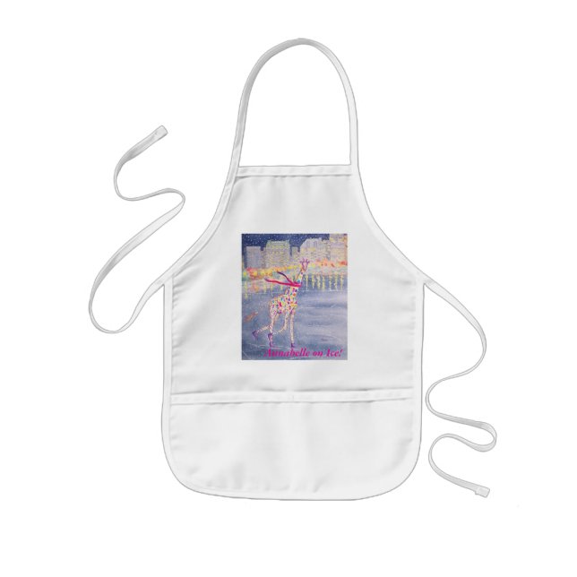 Annabelle på is! Barns förkläde (Framsidan)