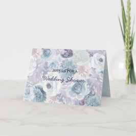 Annabelle Vintage Blommigt Couples Möhippa Inbjudan