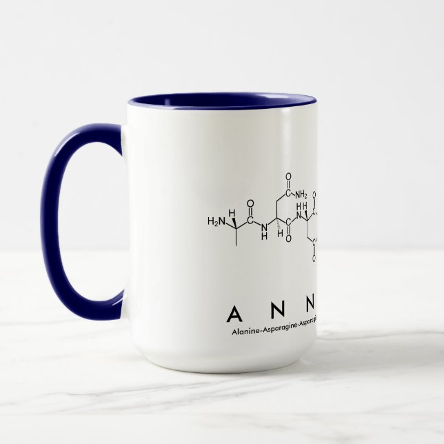 Annalise peptide namn mugg (Vänster)