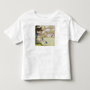 Annalkande bambu som gör papper t-shirt