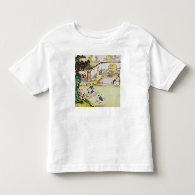 Annalkande bambu som gör papper t-shirt (Framsida)