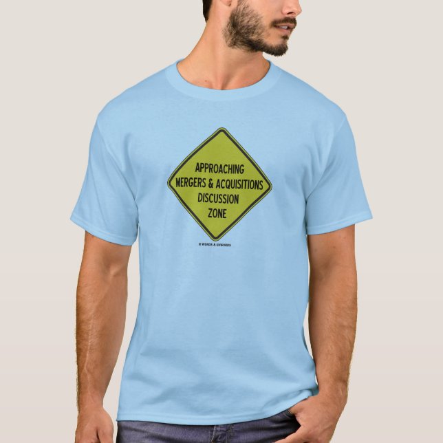 Annalkande Mergers & förvärvdiskussionszon Tee Shirt (Framsida)