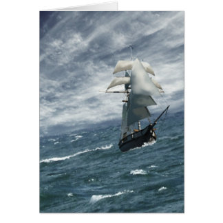 Annalkande storm hälsningskort