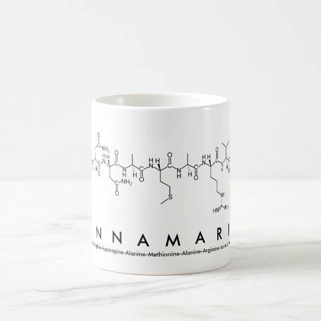 Annamarie peptide namn mugg (Center)