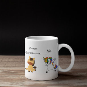 Annan 50-årsdag Enhörning Kaffemugg