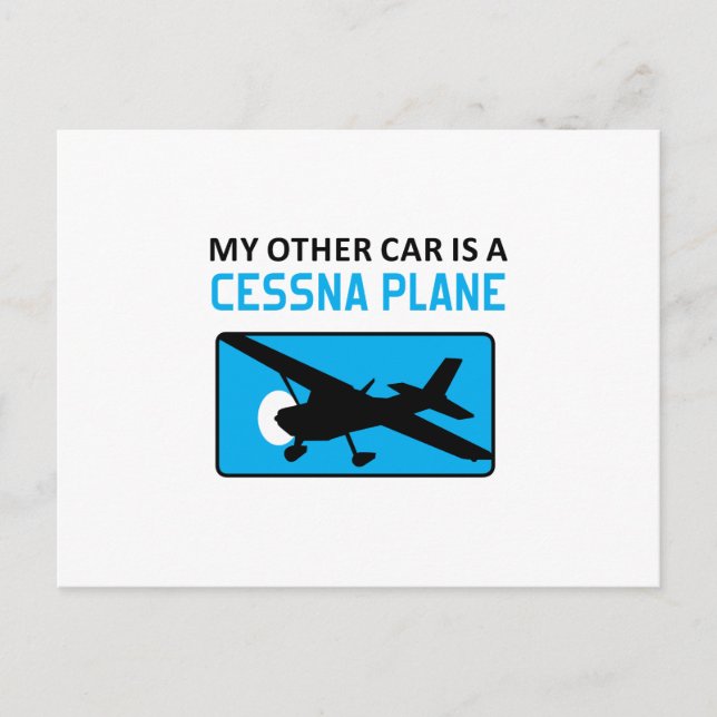 Annan bil är Cessna Vykort (Framsida)