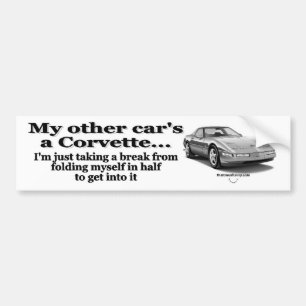 Annan bils Corvette Bildekal