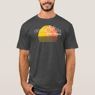 Annapolis Bike Party Sunset T Shirt