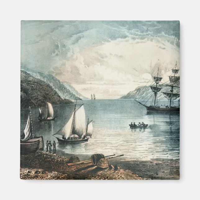 Annapolis-bukten, 1880 magnet (Framsidan)