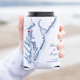 Annapolis Chesapeake Bay Karta Wedding Favor Drink