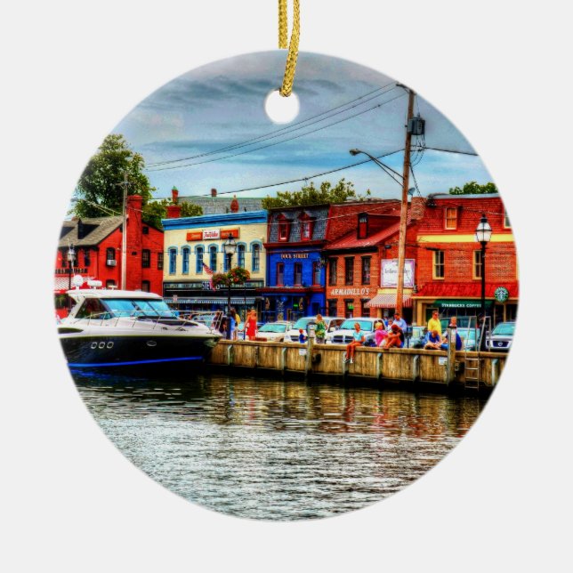 Annapolis City Dock Ornament (Framsidan)