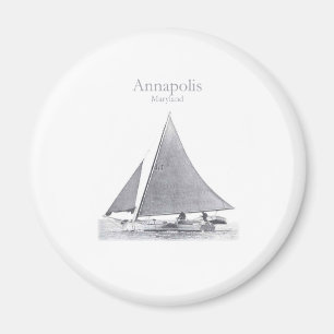 Annapolis hoppbagge magnet