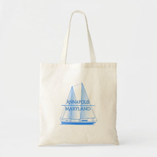 Annapolis Kustal Nautical Sailing Sailor Tygkasse