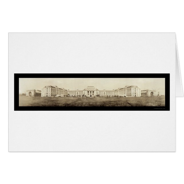 Annapolis marinakademi Photo 1919 Hälsningskort (Framsidan Horizontal)