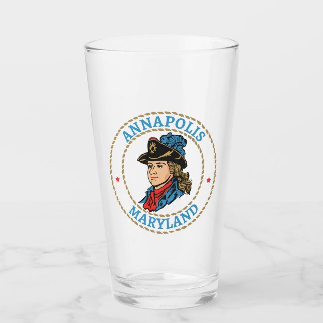 Annapolis Maryland Colonial Glaskopp (Framsida)