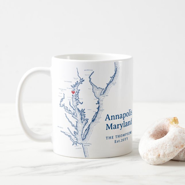Annapolis Maryland Gift Kaffemugg (Med munk)