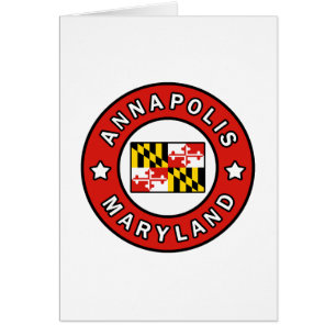 Annapolis Maryland Hälsningskort