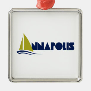 Annapolis, Maryland Julgransprydnad Metall