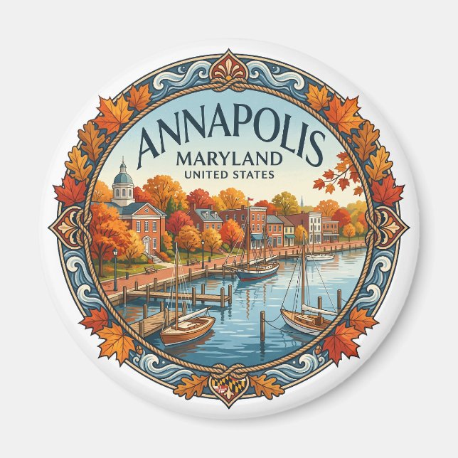 Annapolis Maryland Magnet (Framsidan)